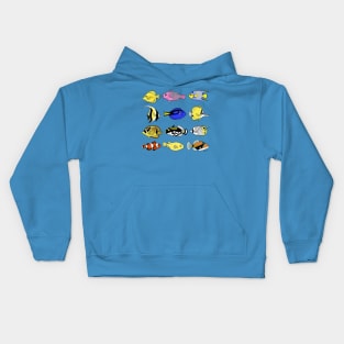 Coral Reef Fish Kids Hoodie